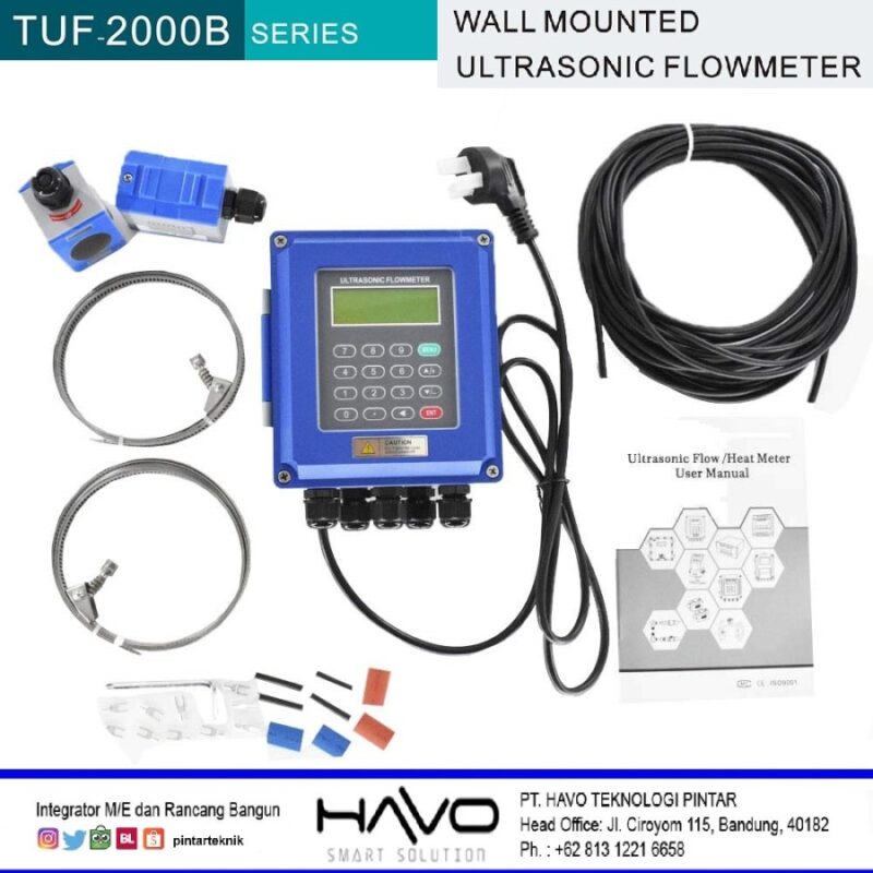 Ultrasonic Flow Meter TUF2000B Small TS2 Transducer DN25-100 Pipe Size